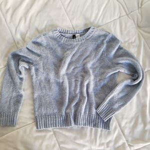 Sky blue cozy sweatshirt by dived h&m